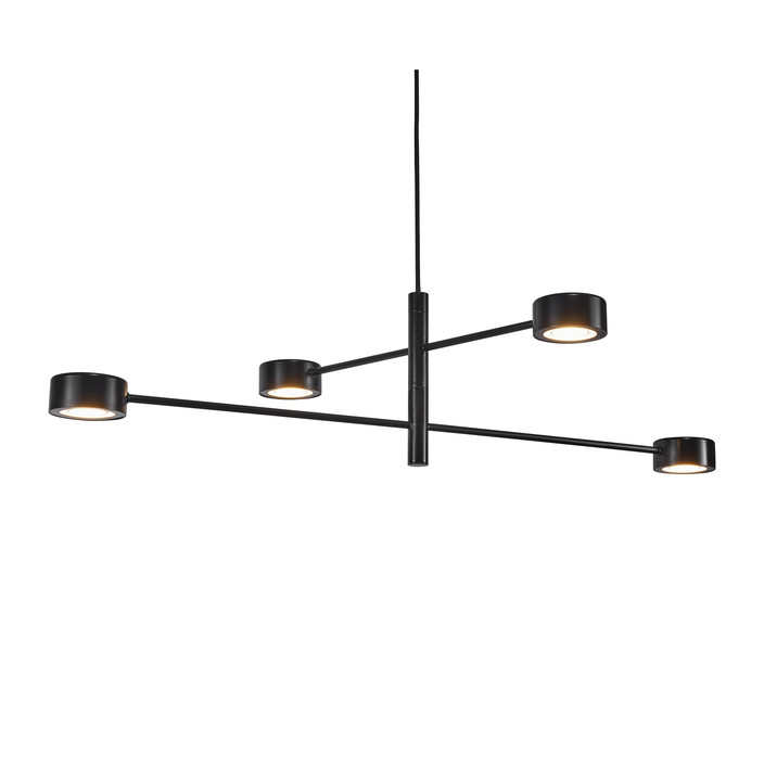 Útlý minimalistický design s velkou silou osvětlení, Nordlux Clyde. (černá)