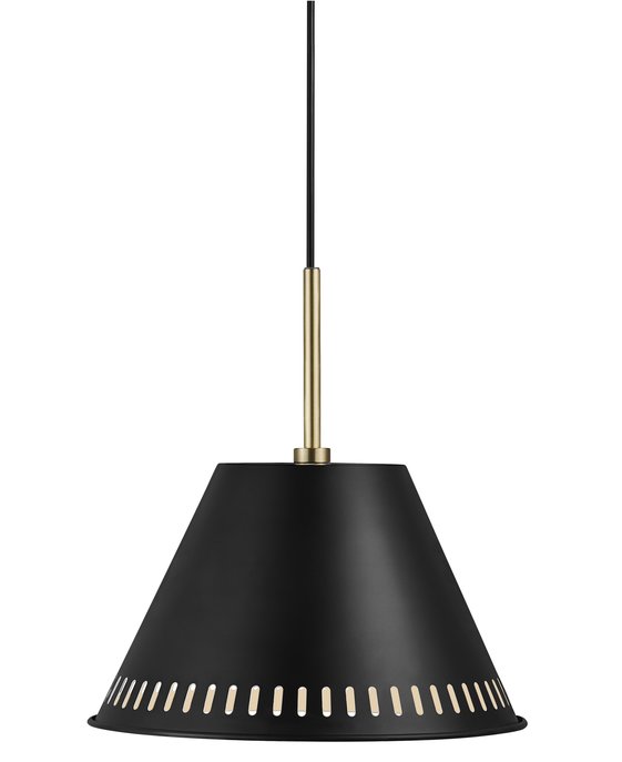 Elegantní lehce industriální svítidlo s mosazným detailem a zajímavým světelným efektem - Nordlux Pine.