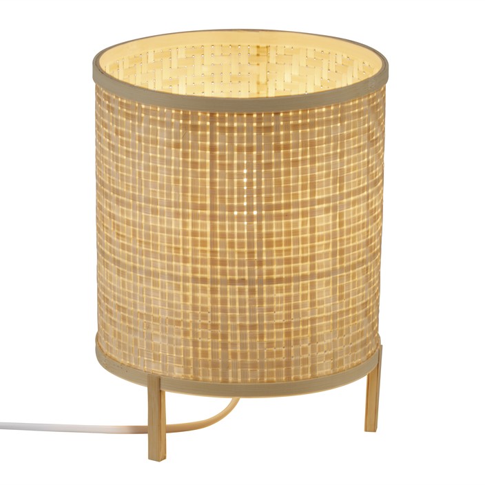 Ručně pletená lampa z bambusu, jednoduchý naturální design - Nordlux Trinidad (bambus)