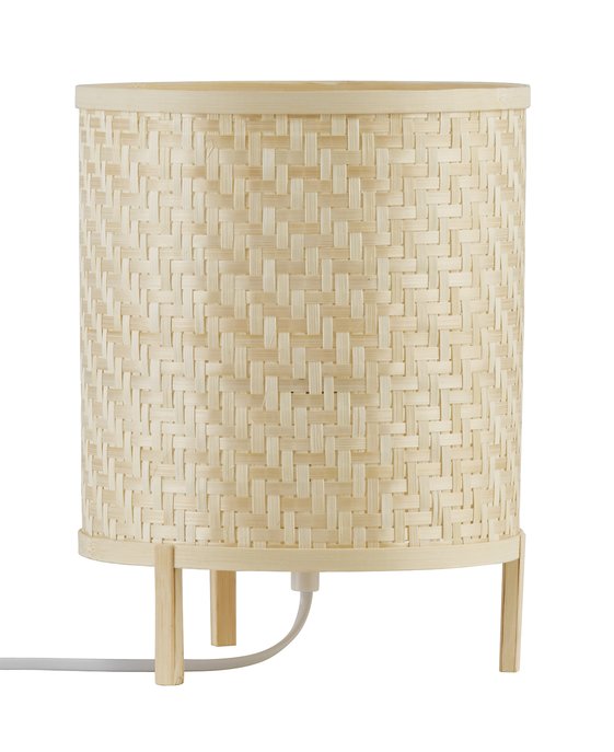 Ručně pletená lampa z bambusu, jednoduchý naturální design - Nordlux Trinidad