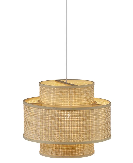 Ručně vyrobené z bambusu s příjemným difuzní efektem, to je světlo Trinidad.