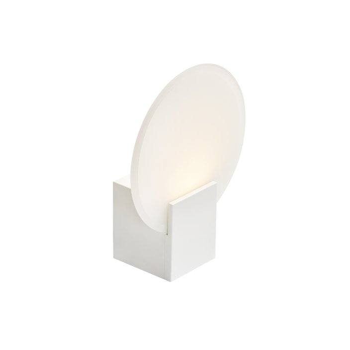 Neotřelé koupelnové světlo z tvrzeného broušeného skla s třístupňovým stmívačem dostupné v bílé, černé nebo dřevěné barvě. (bílá)