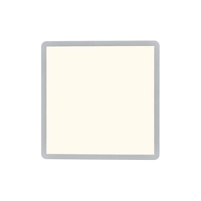 Jednoduché čtvercové stropní svítidlo Oja od Nordluxu vybavené funkcí Moodmaker (bílá)