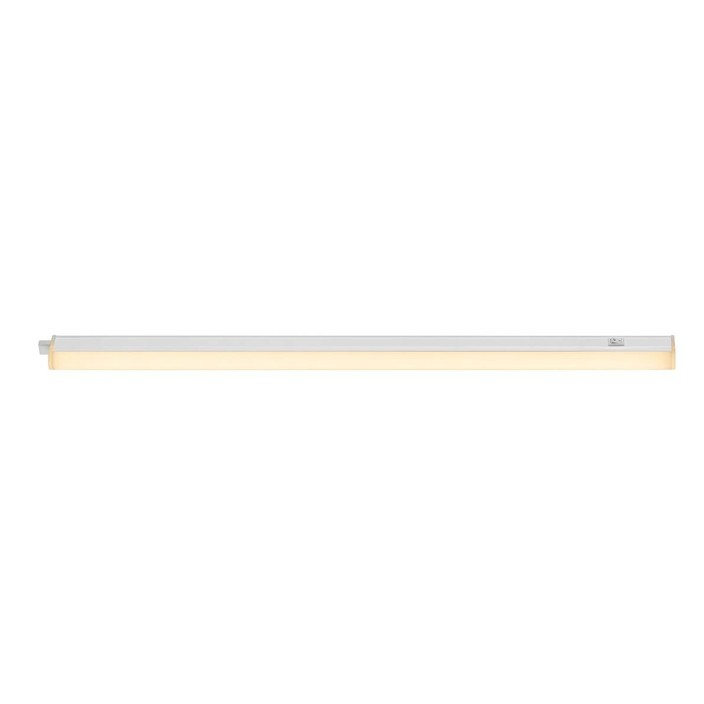 Klasické podlouhlé stropní svítidlo Nordlux Latona je ideální k nasvícení pracovní plochy v dílně i v kuchyni. (Délka: 56,2cm)