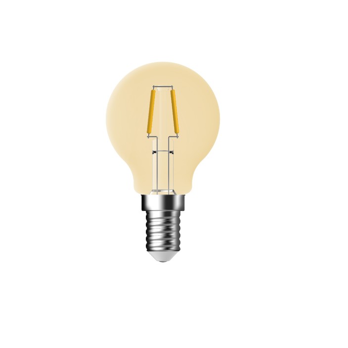 Designová Nordlux LED žárovka Classic Deco Mini-globe 4,2W E14 (zlatá)
