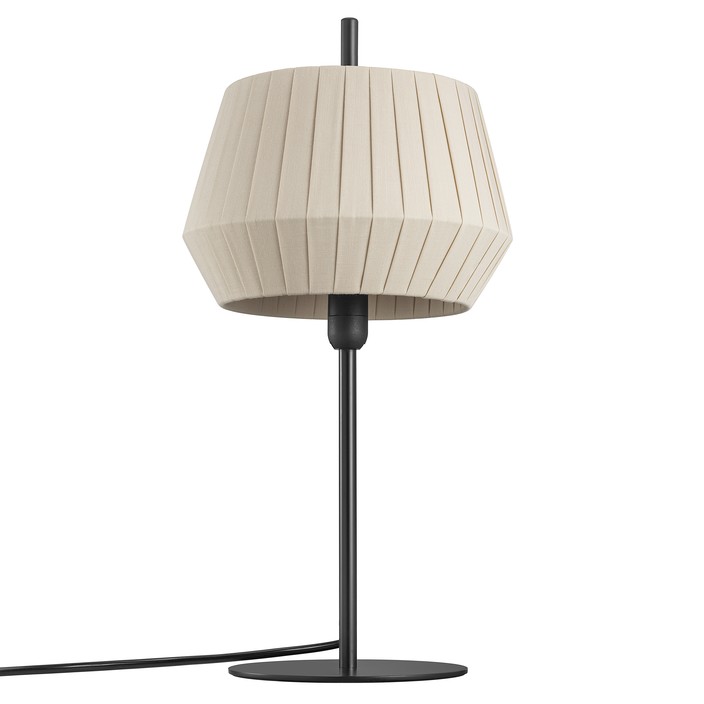 Originální nástěnná lampička Nordlux Dicte s efektem tlumeného světla, dostupná v bílé či béžové barvě. (béžová)