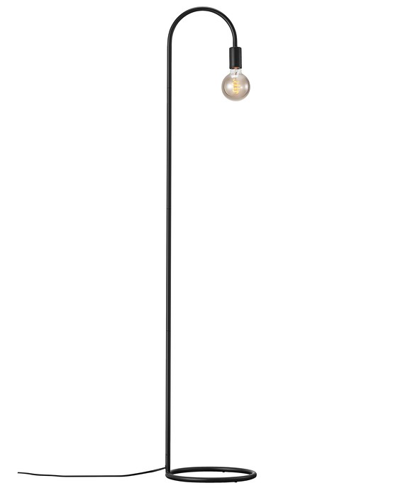 Stolní dekorativní lampa Paco od Nordluxu v černé designové variantě. Ideální v kombinaci s dekorativní žárovkou do čtecího koutku či ložnice.