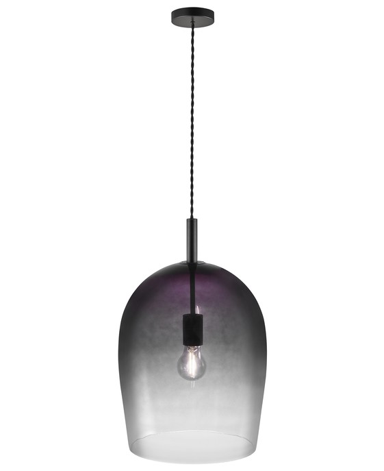 Elegantní jemné závěsné světlo Uma 30 v moderním podání. Oválné stínítko z foukaného skla podtrhuje zužující se tvar a bude ideální v kombinaci s dekorativní žárovkou. Ve třech barevných variantách - v kouřové, jantarové a opálové.