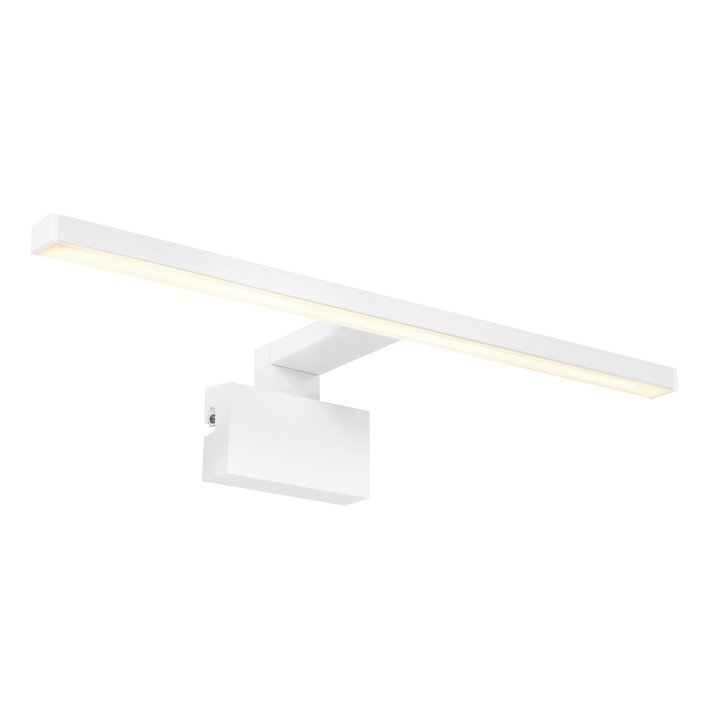 Koupelnové elegantní tenké světlo Marlee od Nordluxu umožňuje tři způsoby instalace – na zeď, na zrcadlo či na skříňku. Díky vysokému krytí ho využijete ve vlhkých prostorách. Dostupné ve 3 barvách. (bílá)