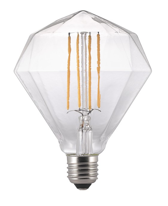 Designová LED žárovka Avra se závitem E27 2W 2200K