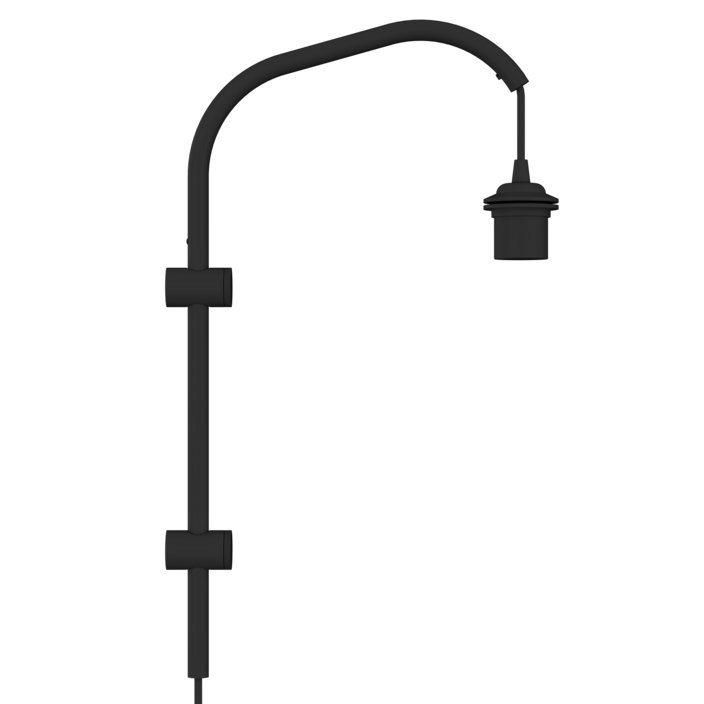Nástěnný závěs Willow pro svítidlo UMAGE. Černý nebo bílý kov (černá)