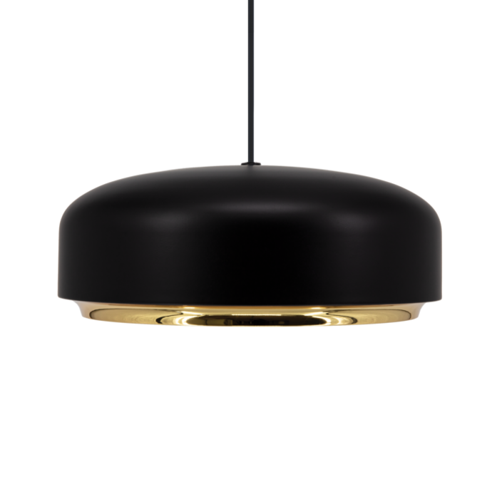 UMAGE Hazel je světlo s oblým designovým tvarem, v černé barvě, dostupný ve dvou barevných provedeních. S externím stmívačem je stmívatelný.  (černá)