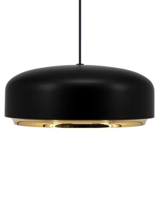 UMAGE Hazel je světlo s oblým designovým tvarem, v černé barvě, dostupný ve dvou barevných provedeních. S externím stmívačem je stmívatelný. 