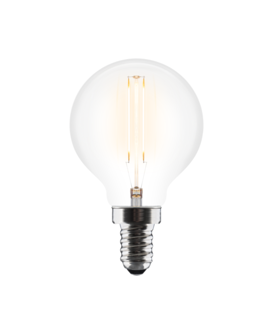 4W LED žárovka UMAGE Idea o průměru 4,5 cm, vhodná pro svítidla se závitem E14 nejen značky UMAGE.