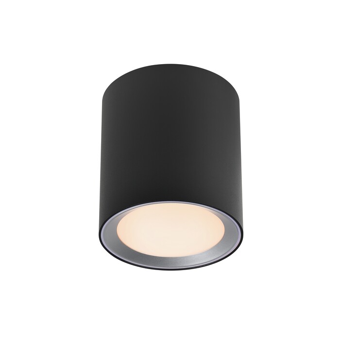 Přisazená bodovka do koupelny Landon Long Smart s možností ovládání přes aplikaci Nordlux Smart Light ve dvou barevných provedeních. (černá)