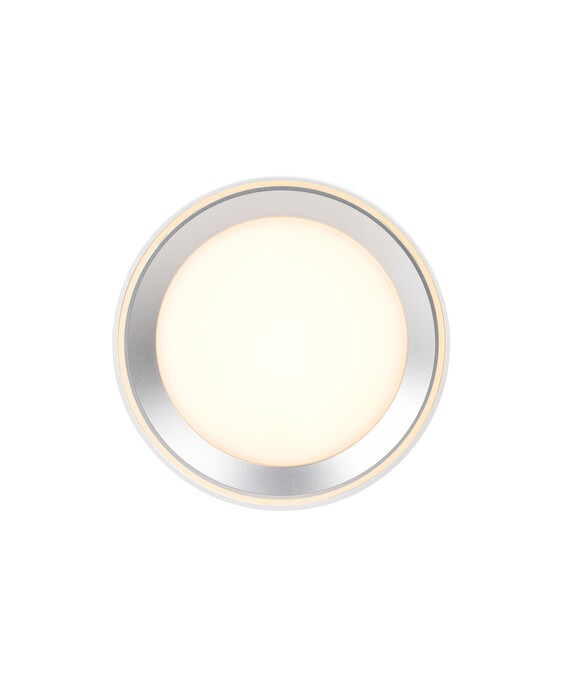 Přisazená bodovka do koupelny Landon Smart s možností ovládání přes aplikaci Nordlux Smart Light ve dvou barevných provedeních.