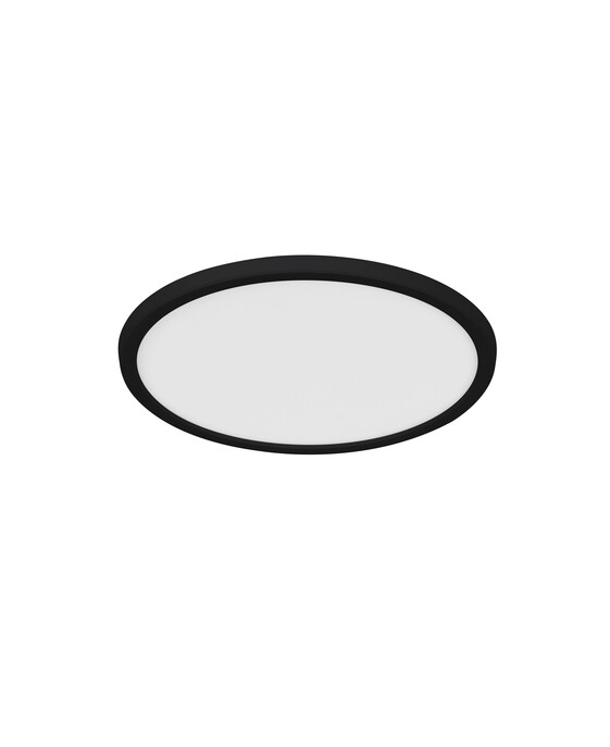 Jednoduché kruhové svítidlo Oja 42 v ultratenkém provedení s třístupňovým stmívačem ve černém provedení. Vyberte si ze dvou velikostí.
