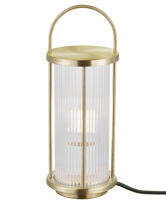 Odolné stolní světlo do exteriéru Linton od Nordluxu poskytuje rozptýlené světlo a je vhodné do drsného počasí, dostupné ve dvou barevných provedeních.