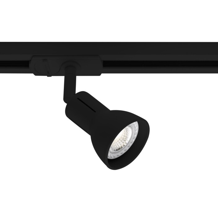 Flexibilní stropní svítidlo Nordlux Munin s nastavitelnou hlavou pro systém Link v bílé a černé barvě. (černá)