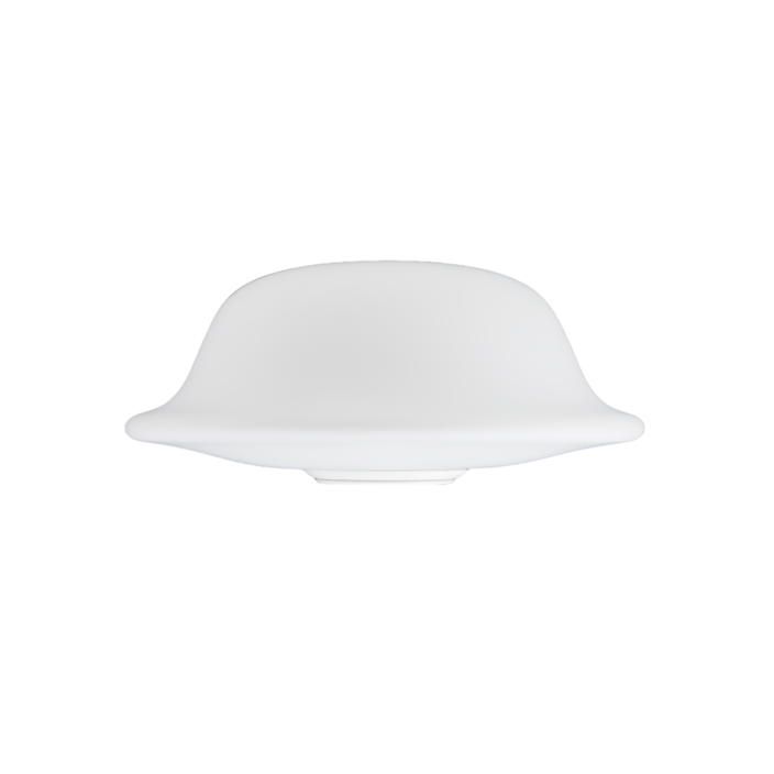 Jemné skleněné stínítko Butler od Umage v bílém provedení, které je možné zavěsit nebo z něj vytvořit stolní či stojací lampu. (bílá)