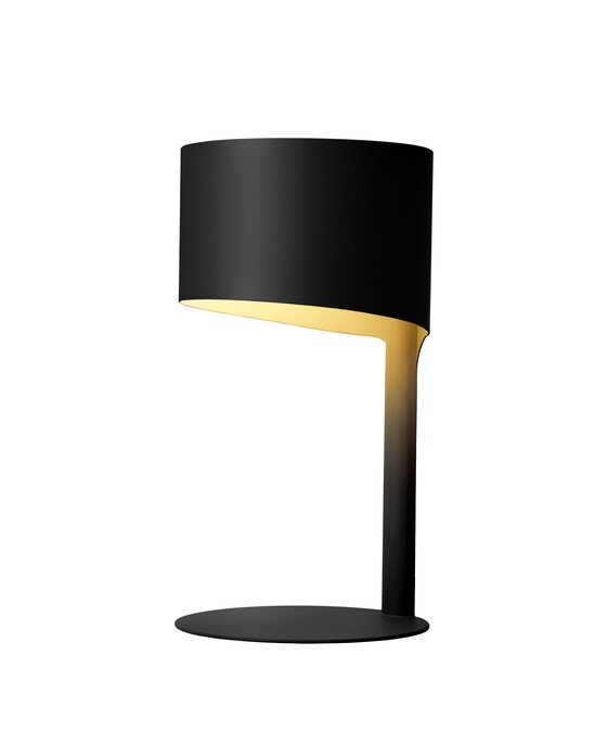 Stolní lampička Knulle spojuje jednoduchost a funkčnost, dostupná je v bílé a černé variantě, ideální do čtecího koutku.