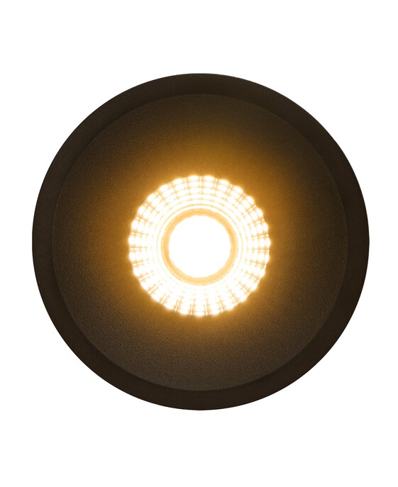 Vestavěná bodovka Albric je ideální do koupelny a poskytuje přirozené neoslňující světlo, bodovky lze paralelně zapojit a jsou dostupné v bílé a černé variantě.