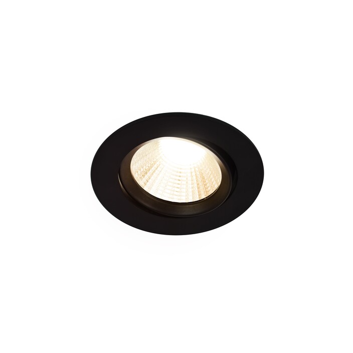 Vestavné svítidlo Fremont od Nordluxu. Nastavitelný sklon světla, úsporné LED provedení, 3 barevné varianty. (černá)
