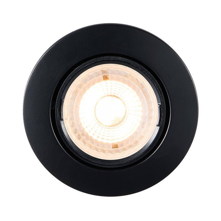 Vestavěné bodové svítidlo Nordlux Mixit Pro s nastavitelným sklonem 30° a možností venkovního použití ve 3 barevných provedeních (černá)