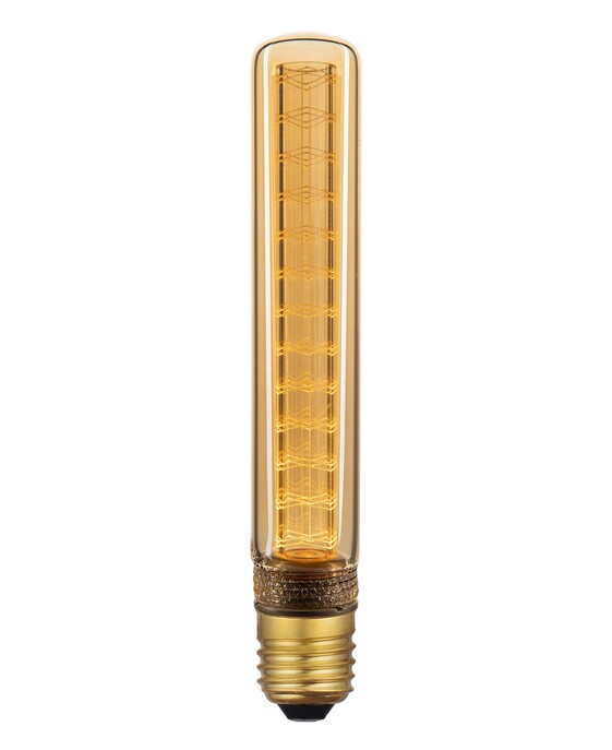 Designová Nordlux LED žárovka Small Zigzag Gold 2,3W E27