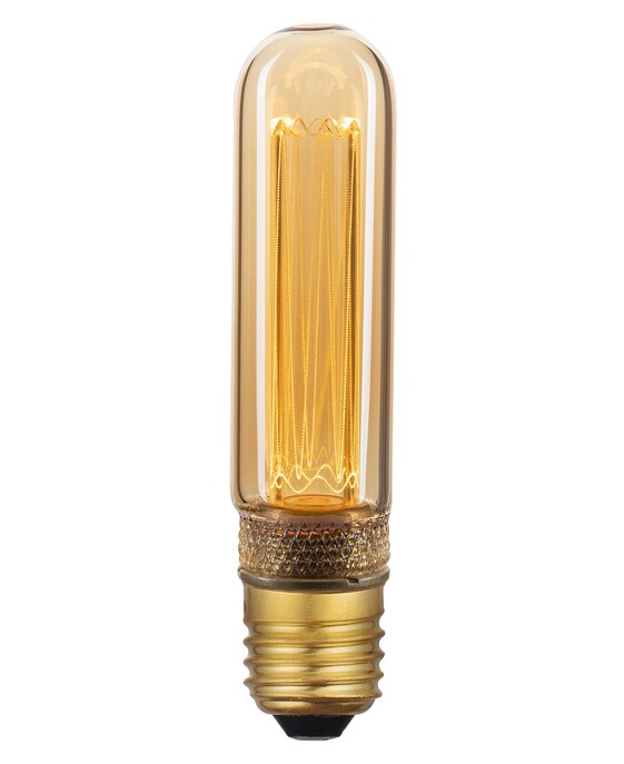 Designová Nordlux LED žárovka Tiny Hill Gold 2,3W E27