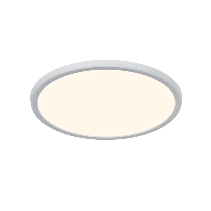 Stropní LED svítidlo Oja 29 IP54 3000/4000K stmívatelné od Nordluxu kruhového tvaru v klasickém jednoduchém designu ve dvou barvách. (bílá)