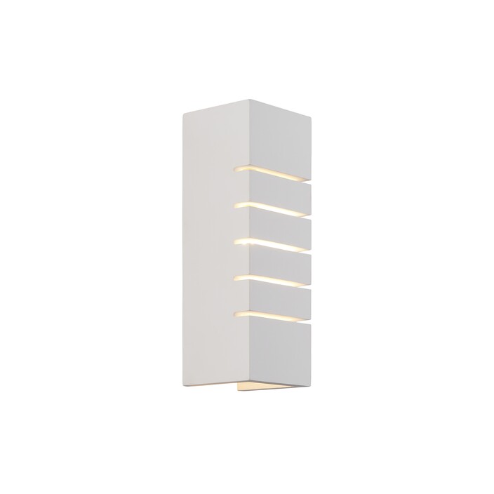 Nástěnné svítidlo Lancio Sqaure se saténovým povrchem poskytne příjemné rozptýlené světlo vaší chodbě nebo obývacímu pokoji. (bílá)