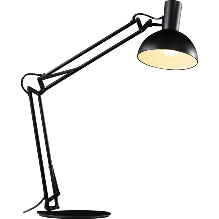 Designová multifunkční lampa Arki od Nordlux s nastavitelným ramenem a více možnostmi uchycení v černém provedení. (černá)
