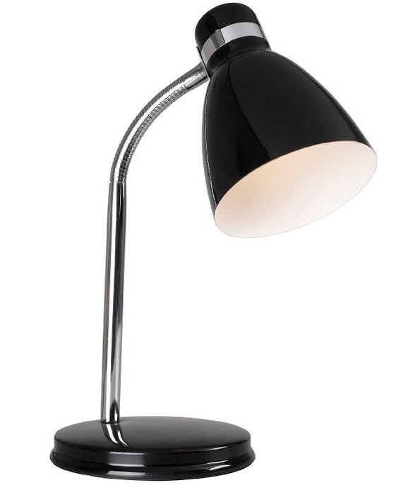 Malá elegantní nastavitelná stolní lampička Nordlux Cyclone z lakovaného kovu ve dvou barvách