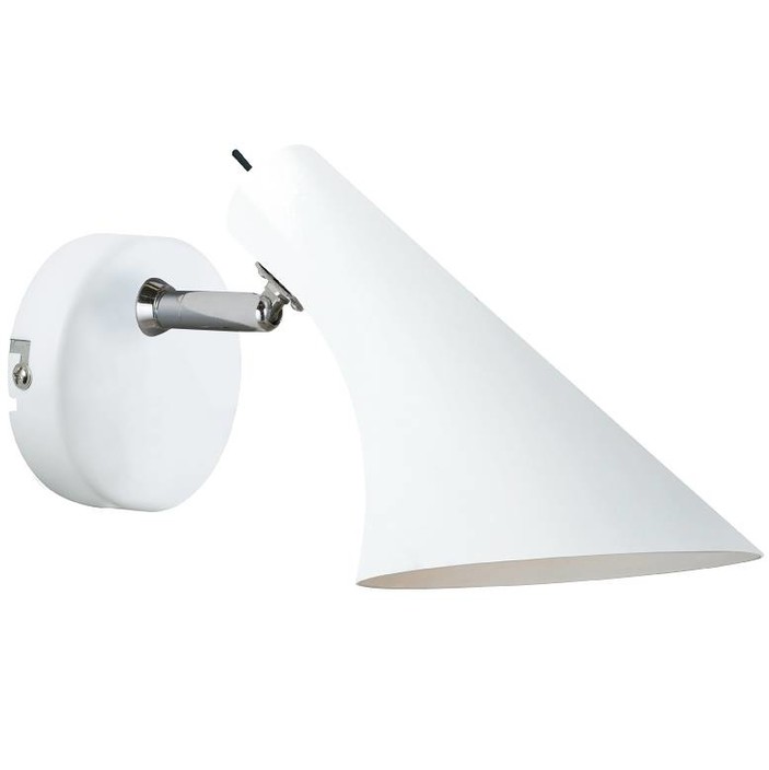 Kvalitní kov, žádné nadbytečné detaily – nástěnná lampa Nordlux Vanila v bílé nebo černé barvě (bílá)