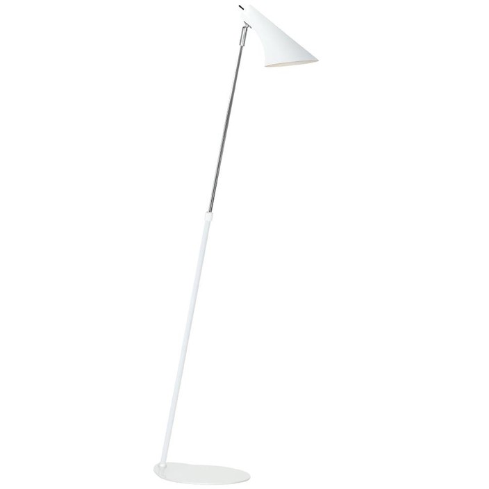 Kvalitní kov, žádné nadbytečné detaily – stojací lampa Nordlux Vanila v bílé nebo černé barvě (bílá)