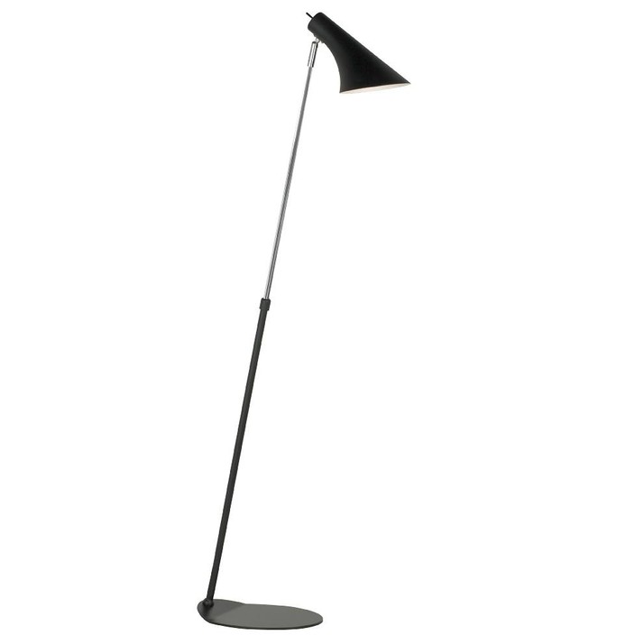 Kvalitní kov, žádné nadbytečné detaily – stojací lampa Nordlux Vanila v bílé nebo černé barvě (černá)