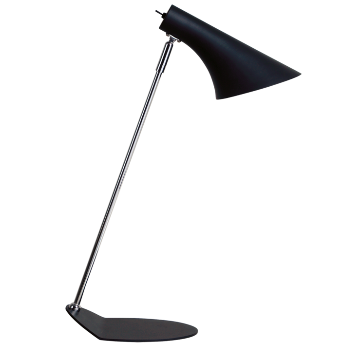 Kvalitní kov, žádné nadbytečné detaily – stolní lampička Nordlux Vanila v bílé nebo černé barvě (černá)