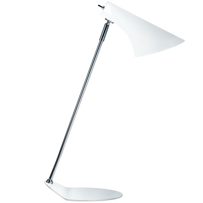 Kvalitní kov, žádné nadbytečné detaily – stolní lampička Nordlux Vanila v bílé nebo černé barvě (bílá)