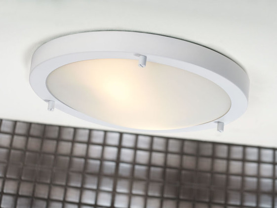 Stylové stropní svítidlo Nordlux Ancona s vysokým krytím je velmi vhodné do koupelny.