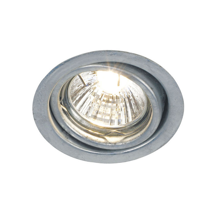 Vestavěné bodové svítidlo Nordlux Tip v kvalitním galvanizovaném provedení s patnáctiletou zárukou s nastavitelným sklonem 35° (galvanizovaná ocel)