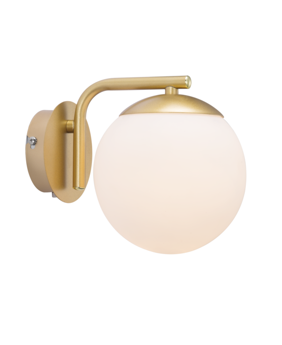Nordlux Grant - elegantní nástěnná lampa. Nadčasová kombinace skla, kovu a stylu