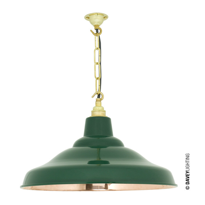 Závěsná lampa School Light od Original BTC. Dostupné verze: hliník, měď nebo lak v několika barvách. Závěs na řetězu ()