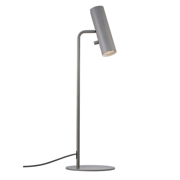 Minimalistická stolní lampa Nordlux Mib 6 s úzkou nastavitelnou hlavou ve třech barevných provedeních (šedá)